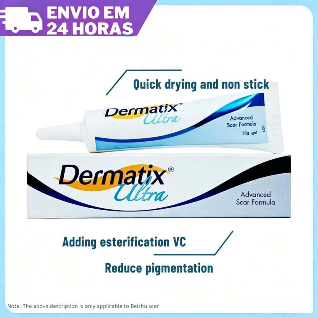 creme eficaz de 1/2 unidades para remoção de cicatrizes dermatix , gel anti-arranhões , tratamento de acne , removedor