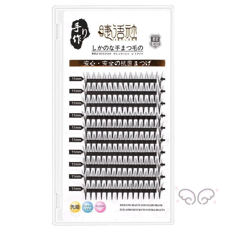 Cílios Postiços De Cabelo De Elfo Com Asa De Borboleta 9D-Estilo Cômico Enxertado Para Artistas
