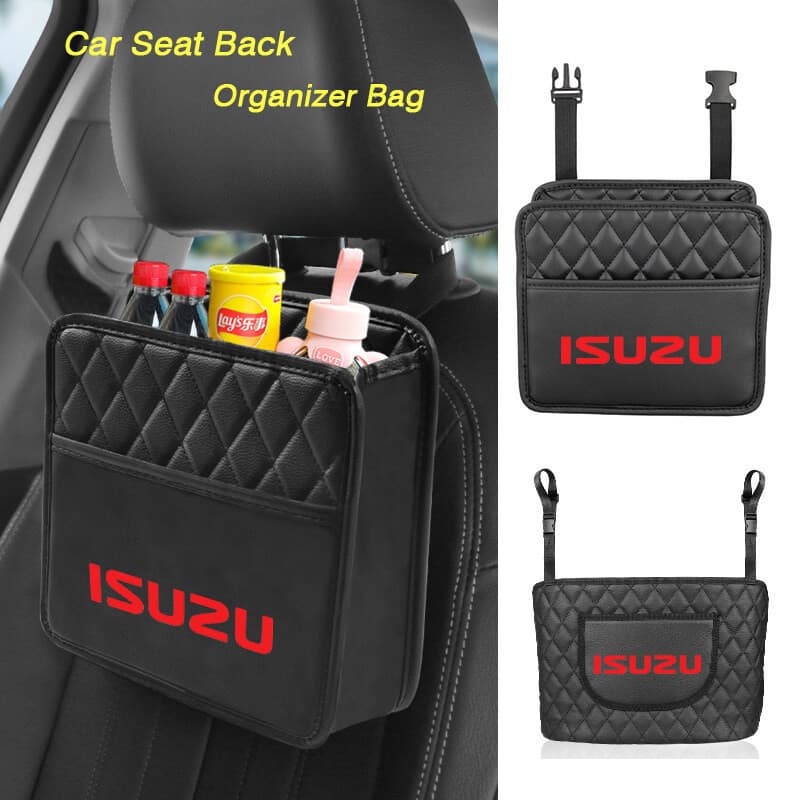 Bolsa de Armazenamento para Interior de Carro, Organizador de Itens Diversos para Isuzu D-Max, MU-X, Spark, V-Cross, X-L