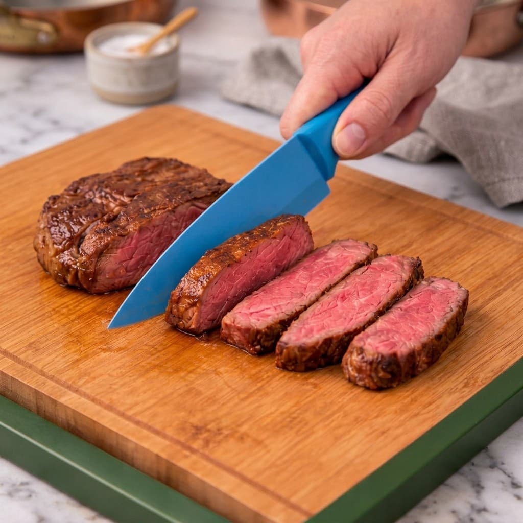 Jogo De Facas 4 Peças Aço Inox Cabo Antiderrapante Para Legumes E Carnes