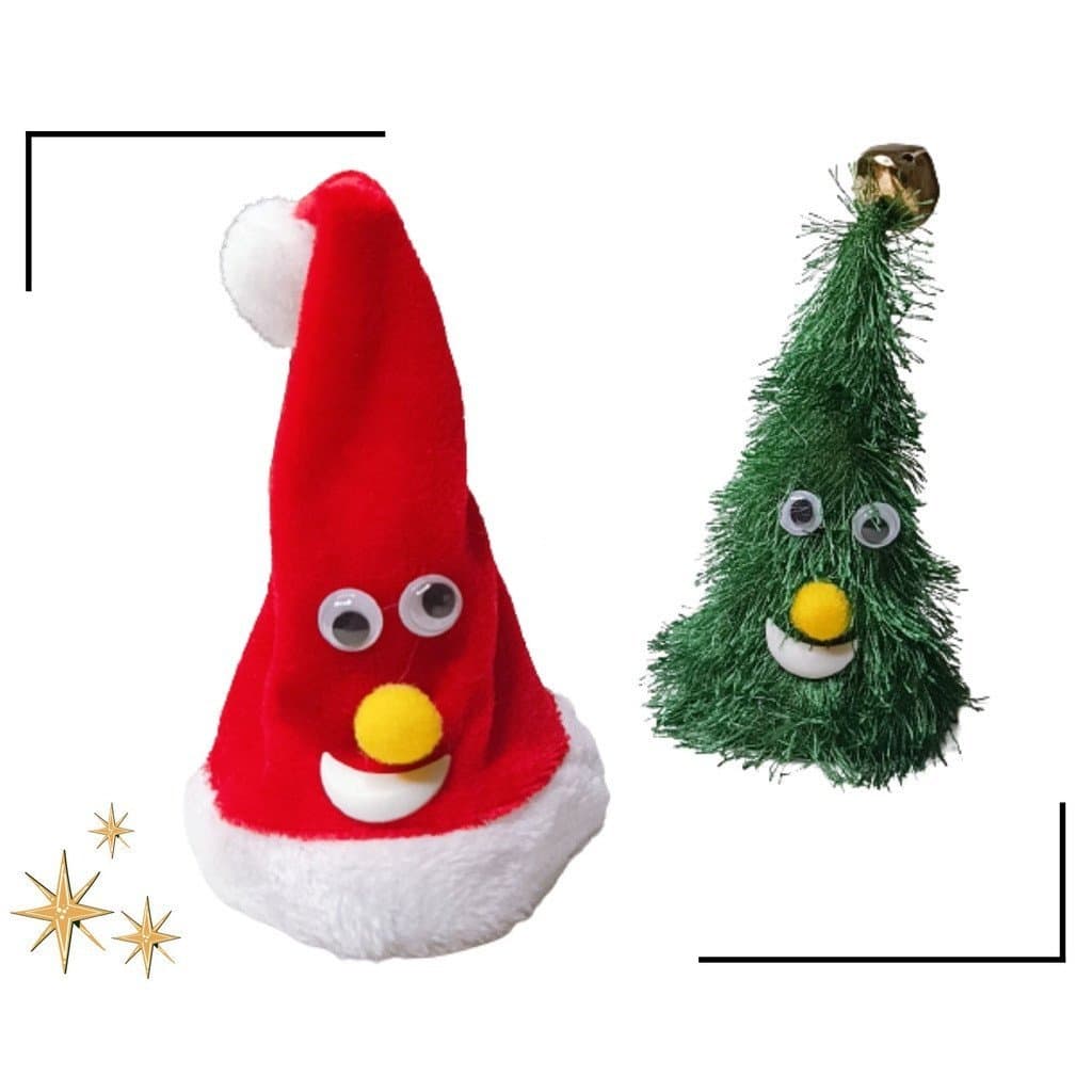 Enfeite Dançante Toca Papai Noel ou Árvore De Natal Toca Musica e Dança