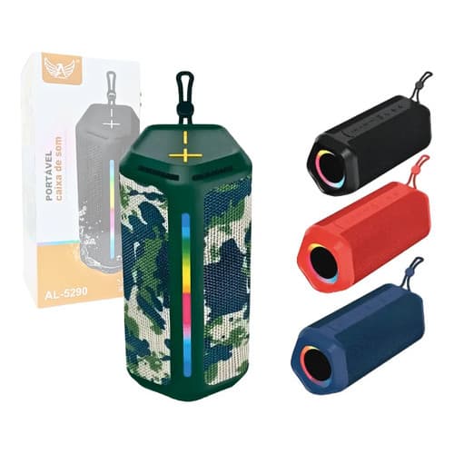 Caixa De Som Bluetooth Portátil À Prova D'agua 15w Bass