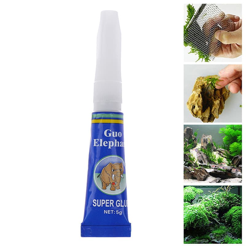 Cola Para Musgo De Aquário , Planta De Água , Frags Coral , Adesiva Instantânea , Ornamentos Fixos Sob A