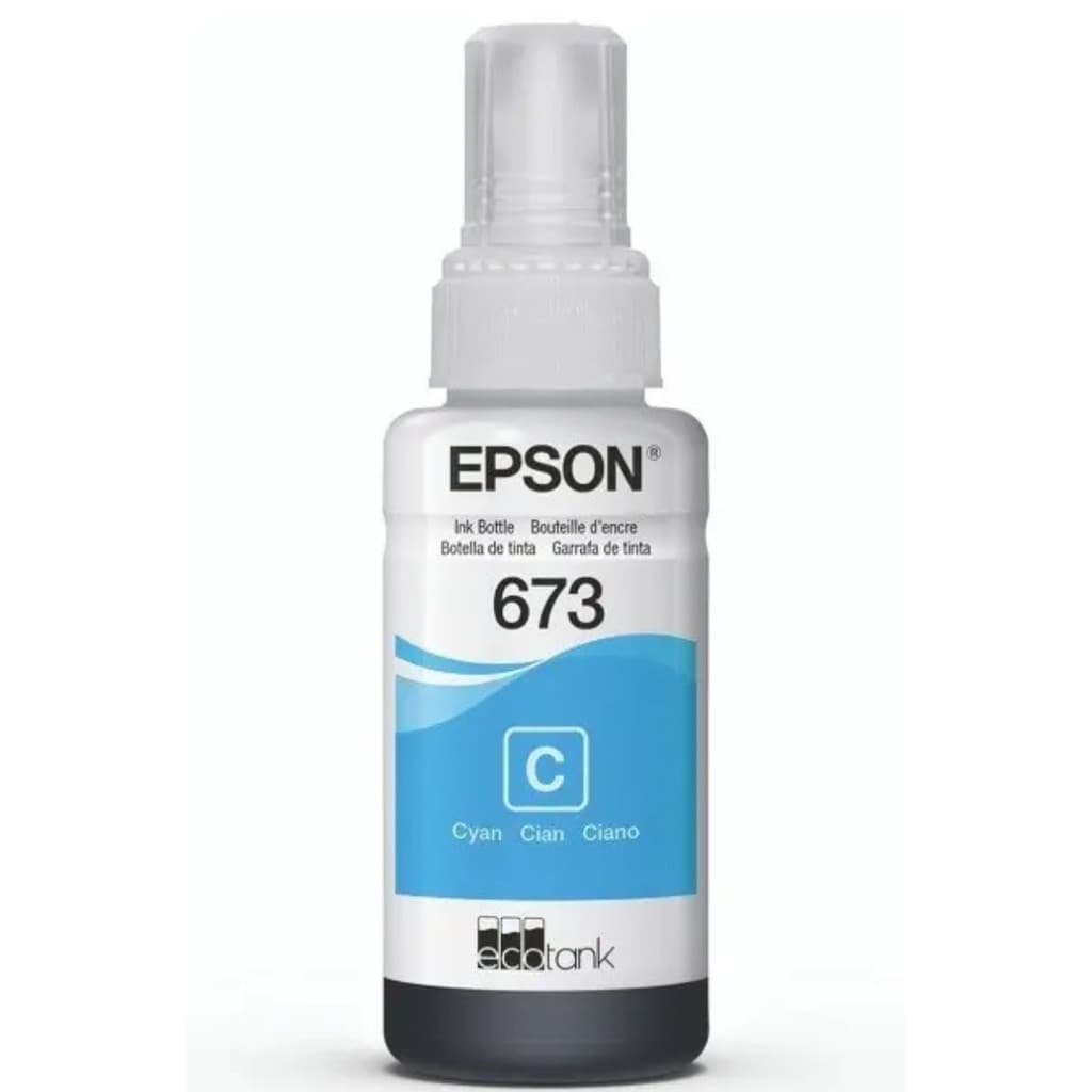 Tinta Refil Epson 673 Light Cyan 70ml T6735 L800 L805