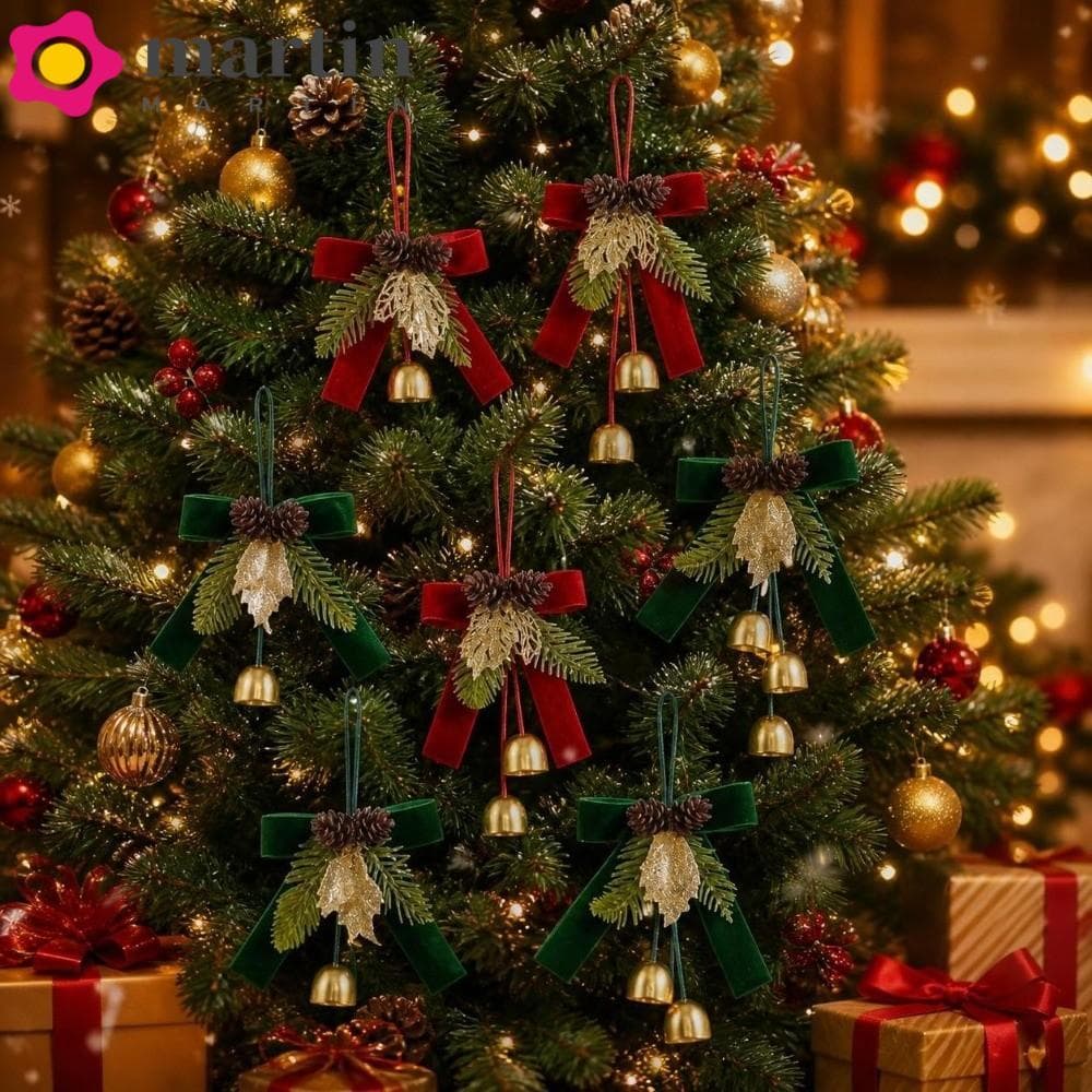 Pingente De Árvore De Natal MARTIN , Criativo De Sino De Pinhas , Sinos De Decoração Com Som Nítido