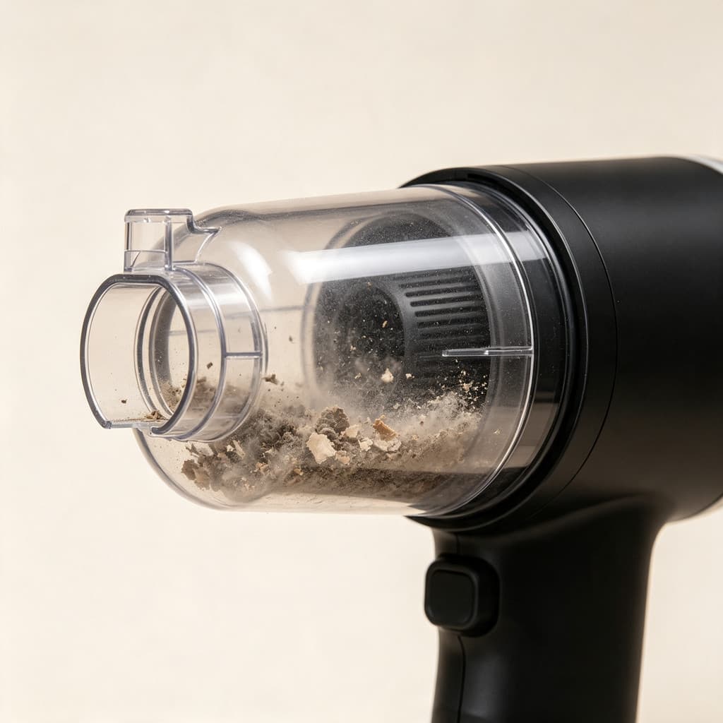 Aspirador de Pó Portátil Sem Fio Recarregável, Mini Aspirador Potente para Carro e Casa, Multiuso com Filtro Lavável