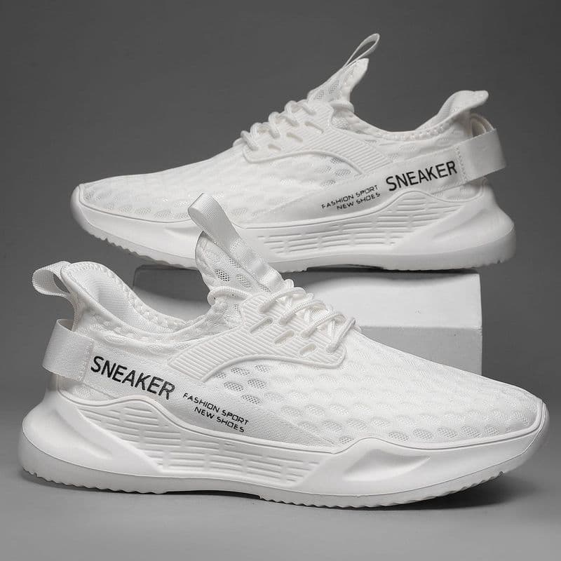 Verão tênis de malha fina sapatos casuais masculinos finos sapatos de trabalho baratos sapatos masculinos