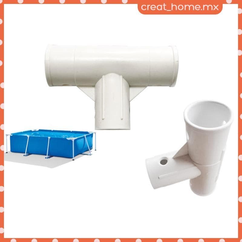 [Creat_home] Adaptador De Mangueira Conector Acima Do Solo Piscina Acoplamento De Tubo De Junta Em T Extensor À Prova De