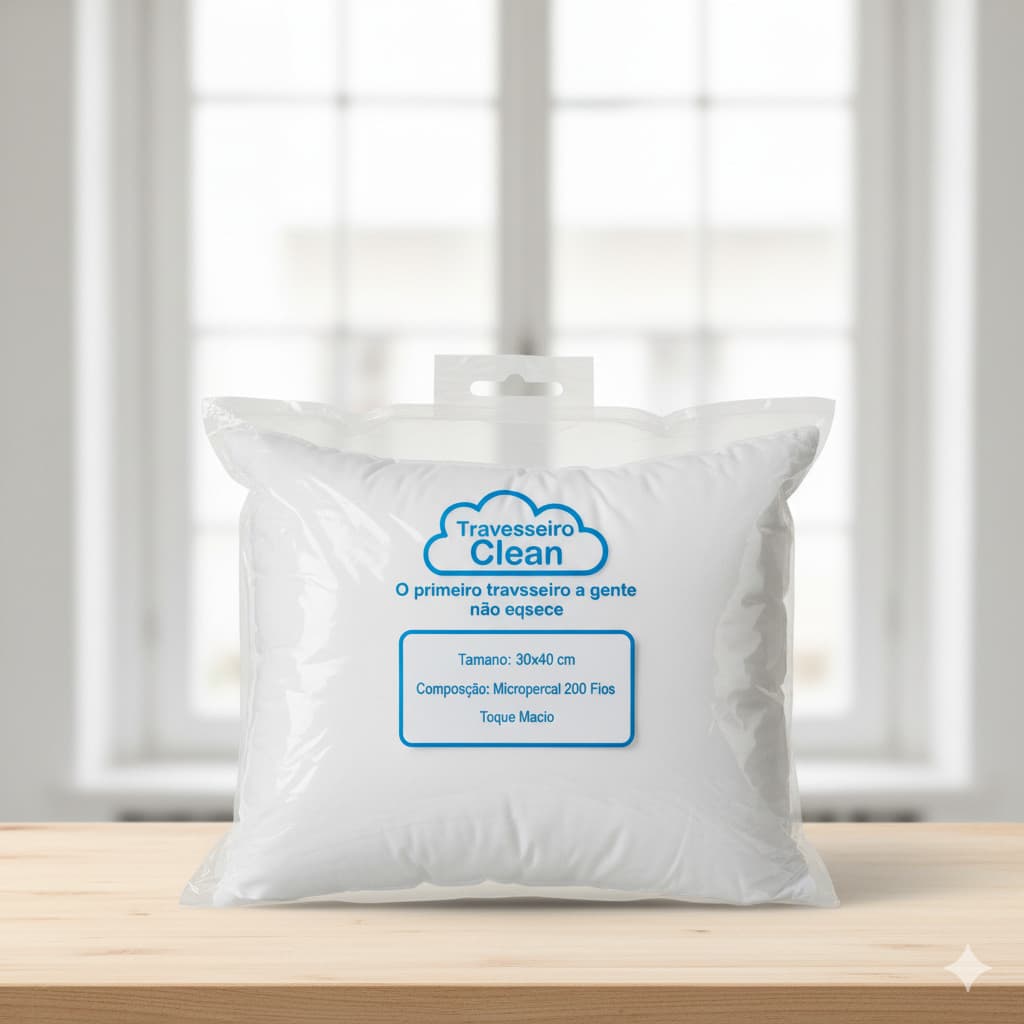 Travesseiro De Bebê Naninha Antialérgico Macio Para Berço- Carrinho- Bebê conforto- Viagem 30X30