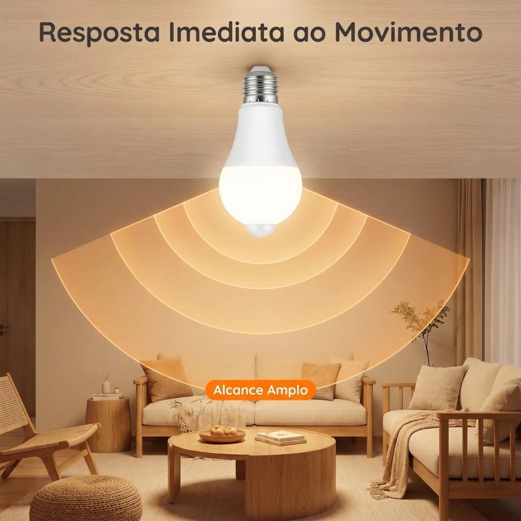 Lâmpada LED Taschibra E27 12W 4000K - Branco Neutro, Baixo Consumo e Longa Vida Útil