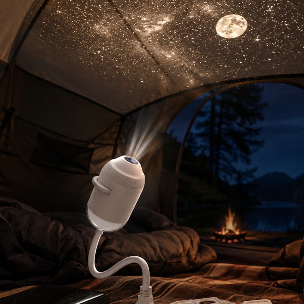 [wisdomt] Galaxy Star Projeção Luz Noturna Inteligente 360 Sky Lâmpada De Ocean Projetor