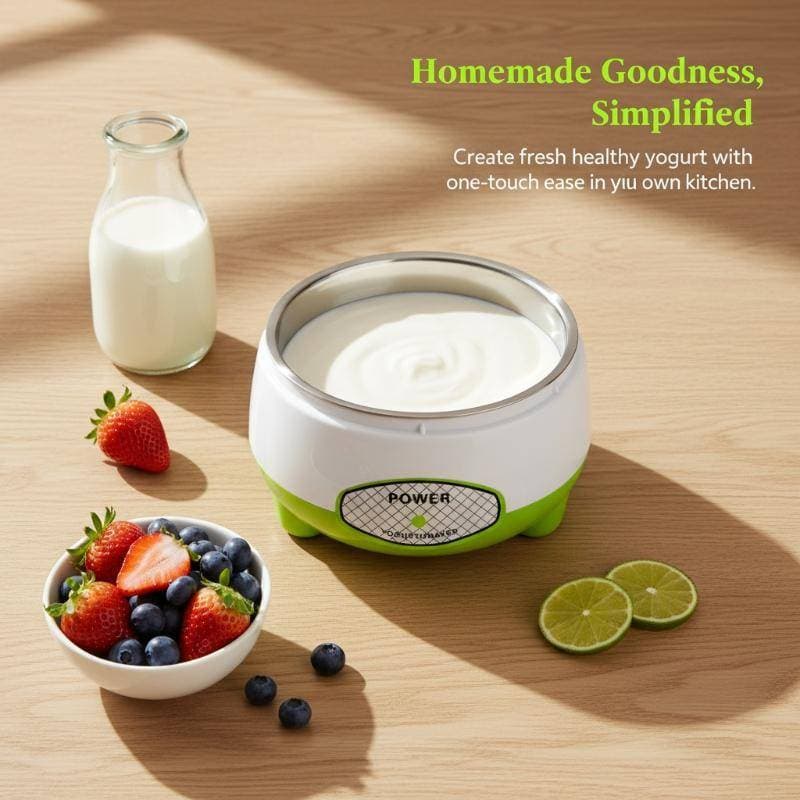 1L Fabricante De Iogurte Elétrico Mini Máquina Automática Com Multifuncional Para Arroz Caseiro E Eletrodomésticos