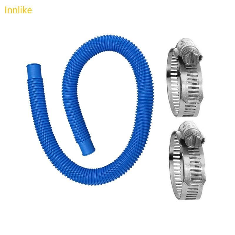 Innlike Mangueira Piscina Braçadeiras Parafuso Tubo Substituição 59 150 Cm Para Cuidados D