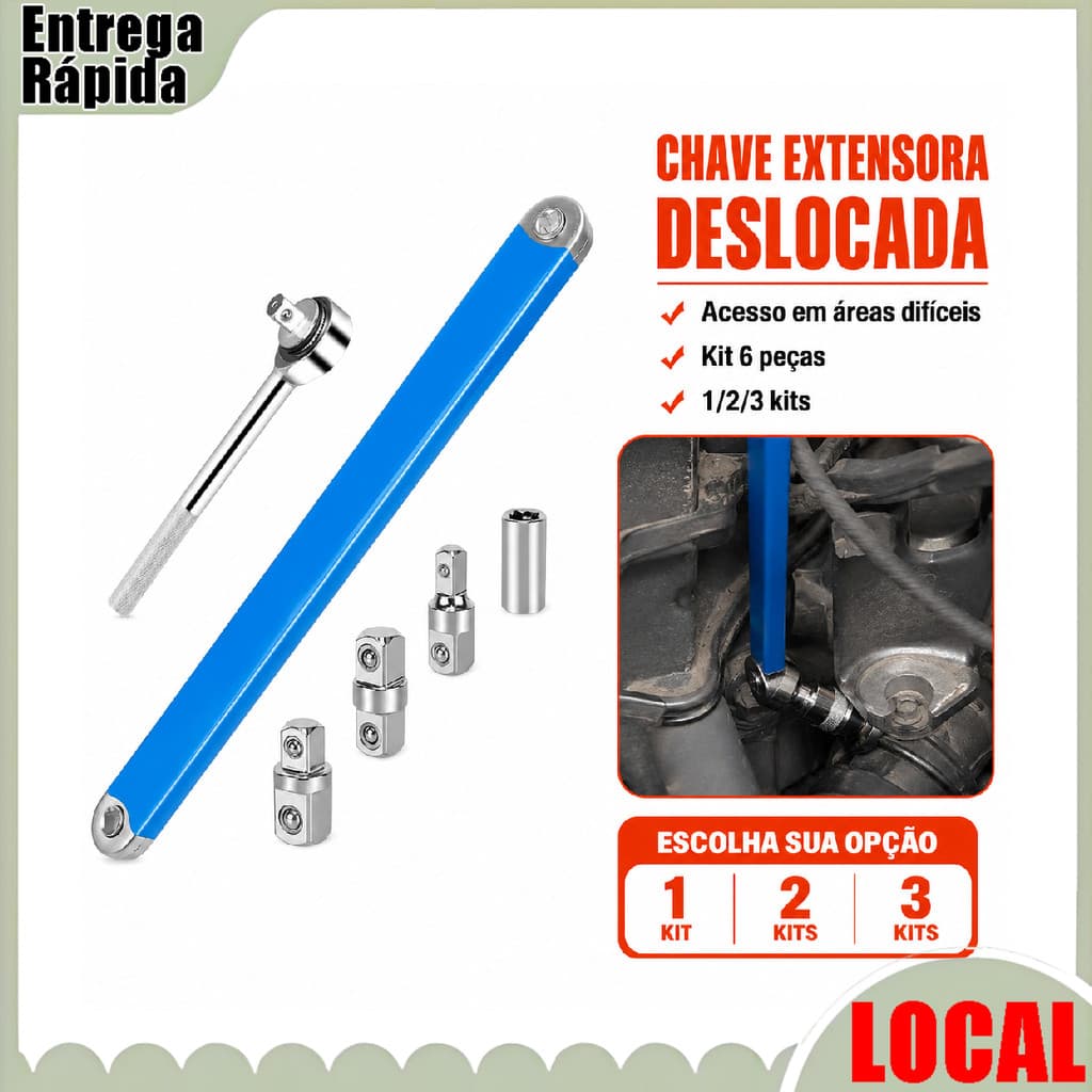 Conjunto de chave de extensão Offline 6/12/18 conjuntos chave adaptador catraca chave