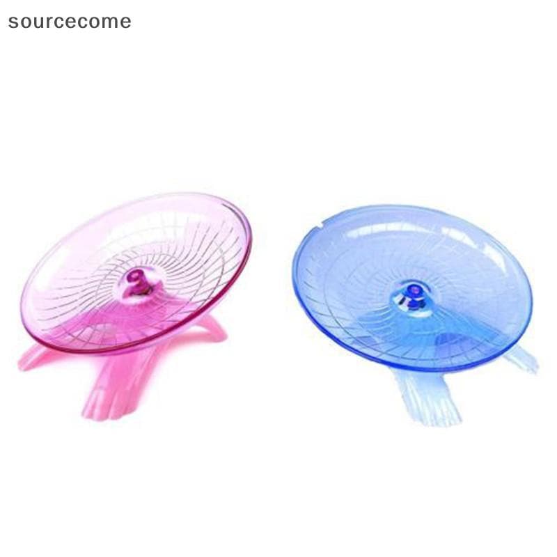 [sourcecome] Disco De Corrida Voador Brinquedo De Roda De Exercício Para Ratos Hamsters Anões Pet 18cm Boutique