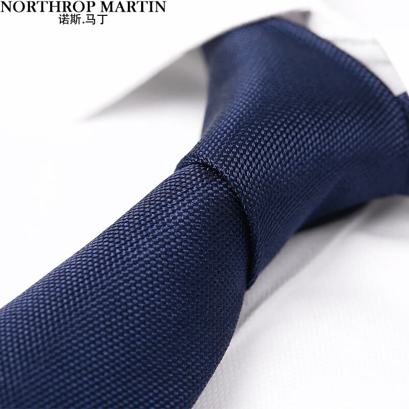 No Martin gravata de seda masculina roupa Formal negócios Casual seda amoreira azul escuro casamento noivo cor sólida br