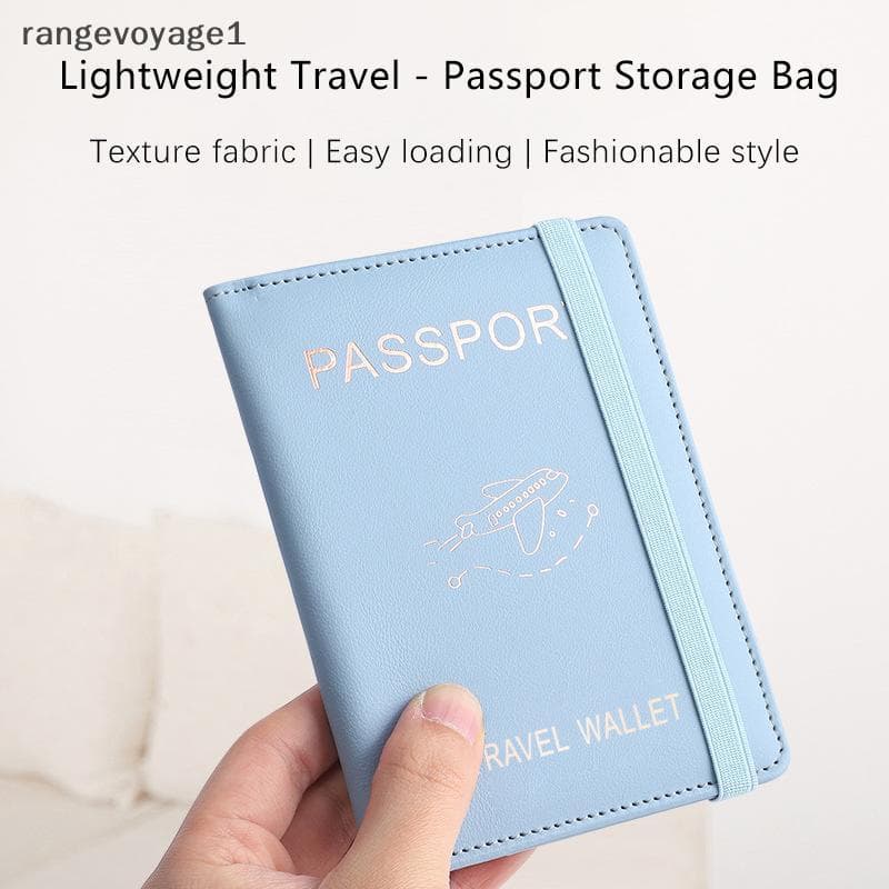 [RAVO] Capa Para Porta-Passaporte À Prova D'água , Viagem , Couro PU , Carteira Cartão De Crédito , Livro De Fofo Mulher