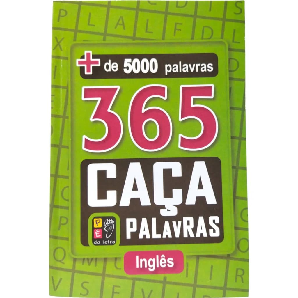 Livro 365 Caça Palavras Inglês | Aprenda Inglês Exercitando a Memória Educativo Para Todas as Idades