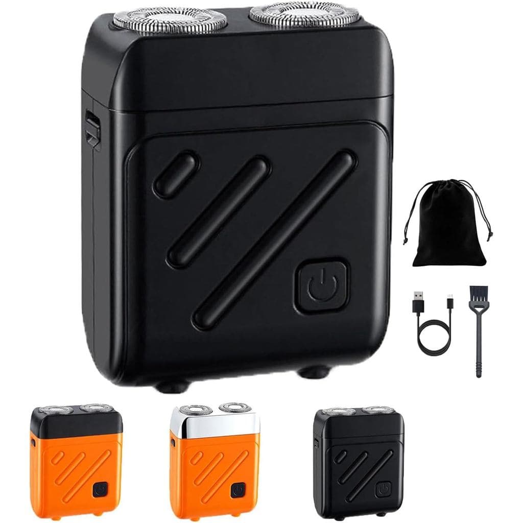 BccnertyShaver, BccnertyMiniElectricShaver, Barbeador Elétrico Masculino, Barbeador Elétrico Portátil à Prova d'Água com