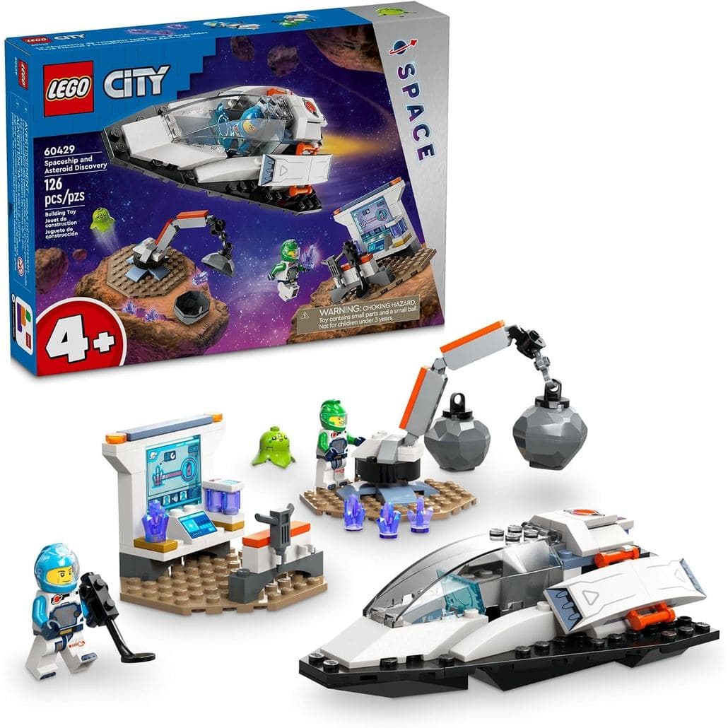 Lego City - Nave Espacial e Descoberta De Asteroide - 126 Peças - 60429 - Lego