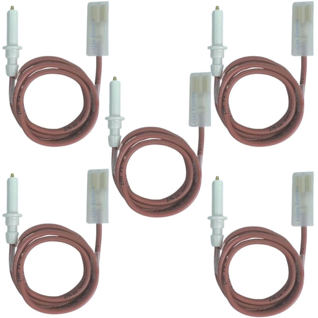 kit 5 velas para fogao Brastemp consul 3 pinos polo grosso