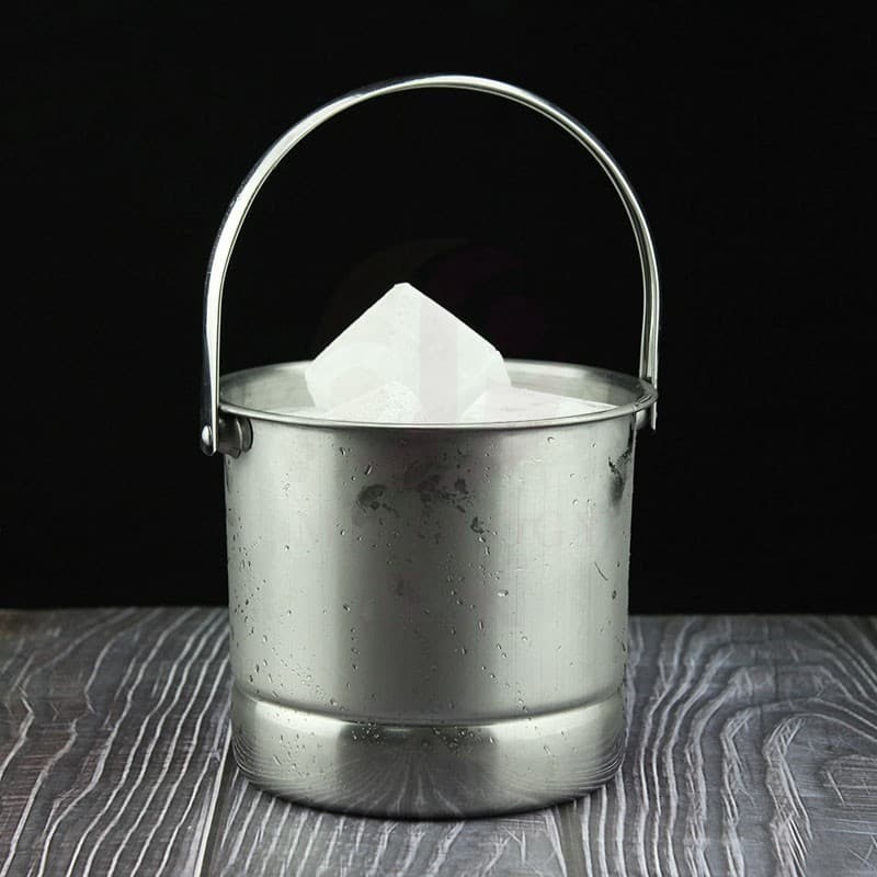Balde de gelo para serviço de vinho, balde de gelo isolado portátil, estilo europeu doméstico, serviço de vinho, balde d