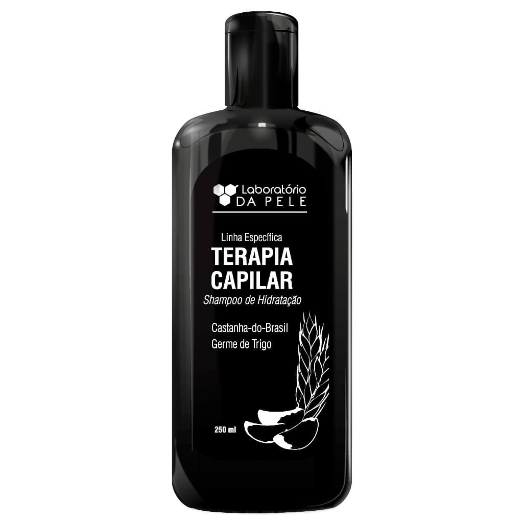SHAMPOO HIDRATANTE COM ÓLEO DE CASTANHA E GERME DE TRIGO -250ML Laboratório da Pele Tratamento Capilar cabelo