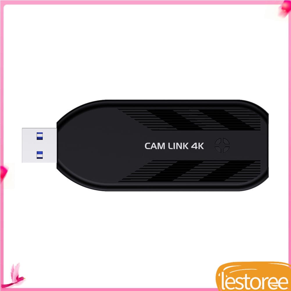lestoree.br Placa de captura de vídeo 4K Camera Link Gravação 1080P via filmadora DSLR com suporte para dispositivo HD