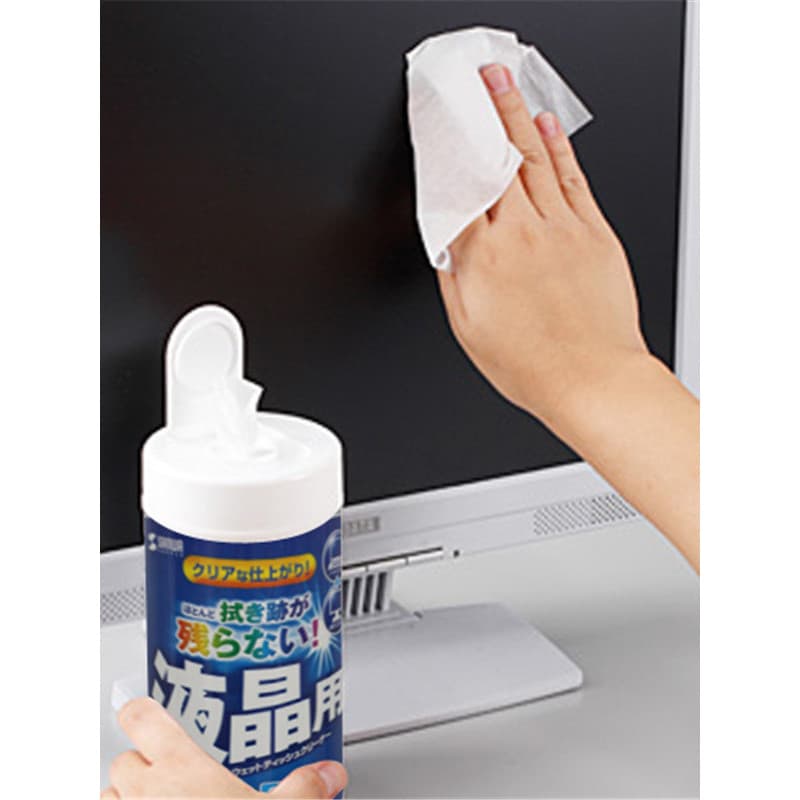 Japão Japão SANWA Anti-estático Remoção de Poeira Computador Tela LCD TV Display de Carro Toalhetes de Limpeza Teclado M
