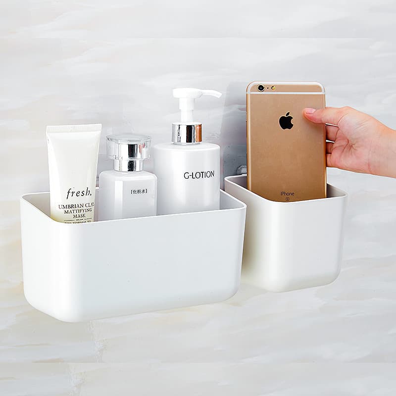 Suporte de caneta para pendurar na parede, exclusivo, branco, simples, caixa de armazenamento de parede para canetas, De