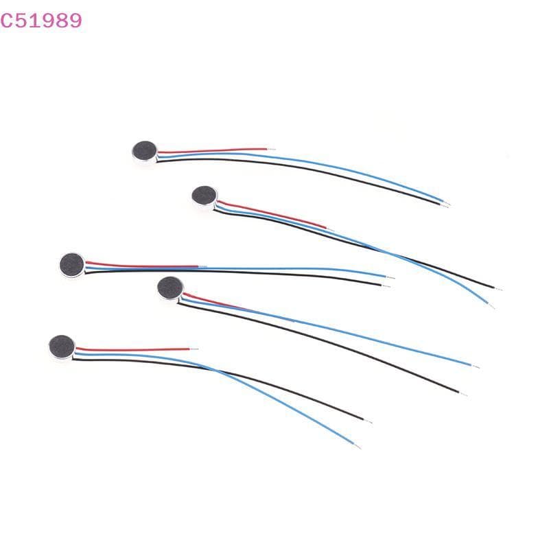 [kaan] 5 Unidades 6x2.5mm 6025 MIC Cápsula Microfone Condensador De Eletreto Com Comprimento De Fio 7 Cm Sensor De Fluxo