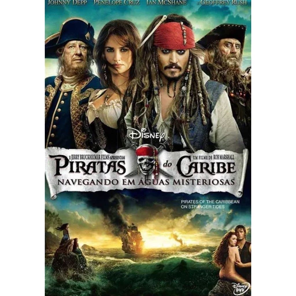 Dvd - Piratas Do Caribe - Navegando Em Águas Misteriosas