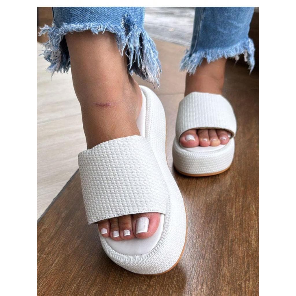 Papete Feminina Textura Ultra Conforto – Plataforma Moderna