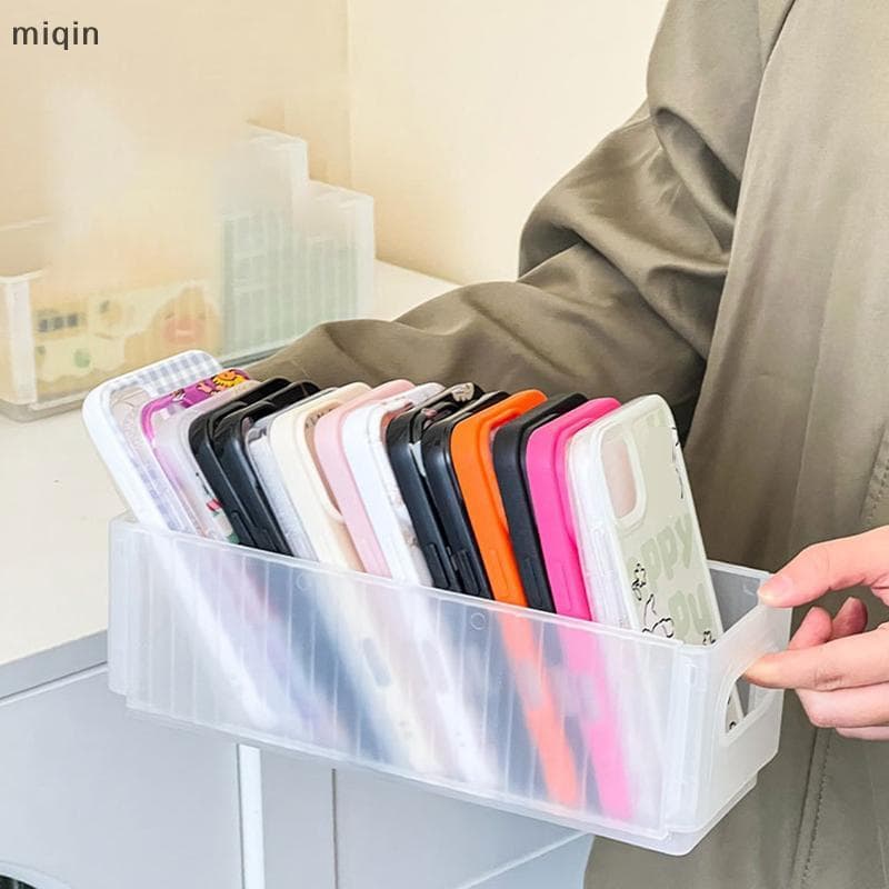 Cesta De Armazenamento De Artigos Diversos , Capa De Telefone , Transparente , Organizador , Caixa , Desktop Doméstico