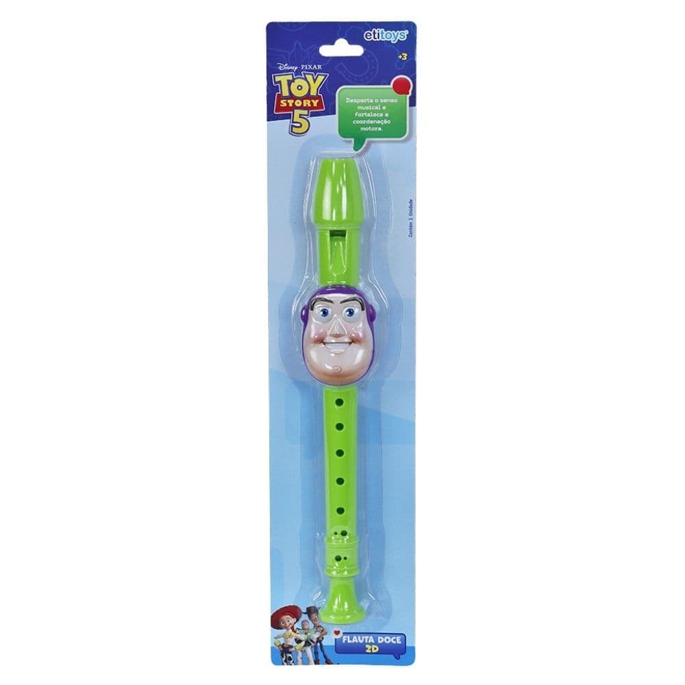 Flauta Doce 2D Etitoys Toy Story 5 +3 Anos com 1 Unidade