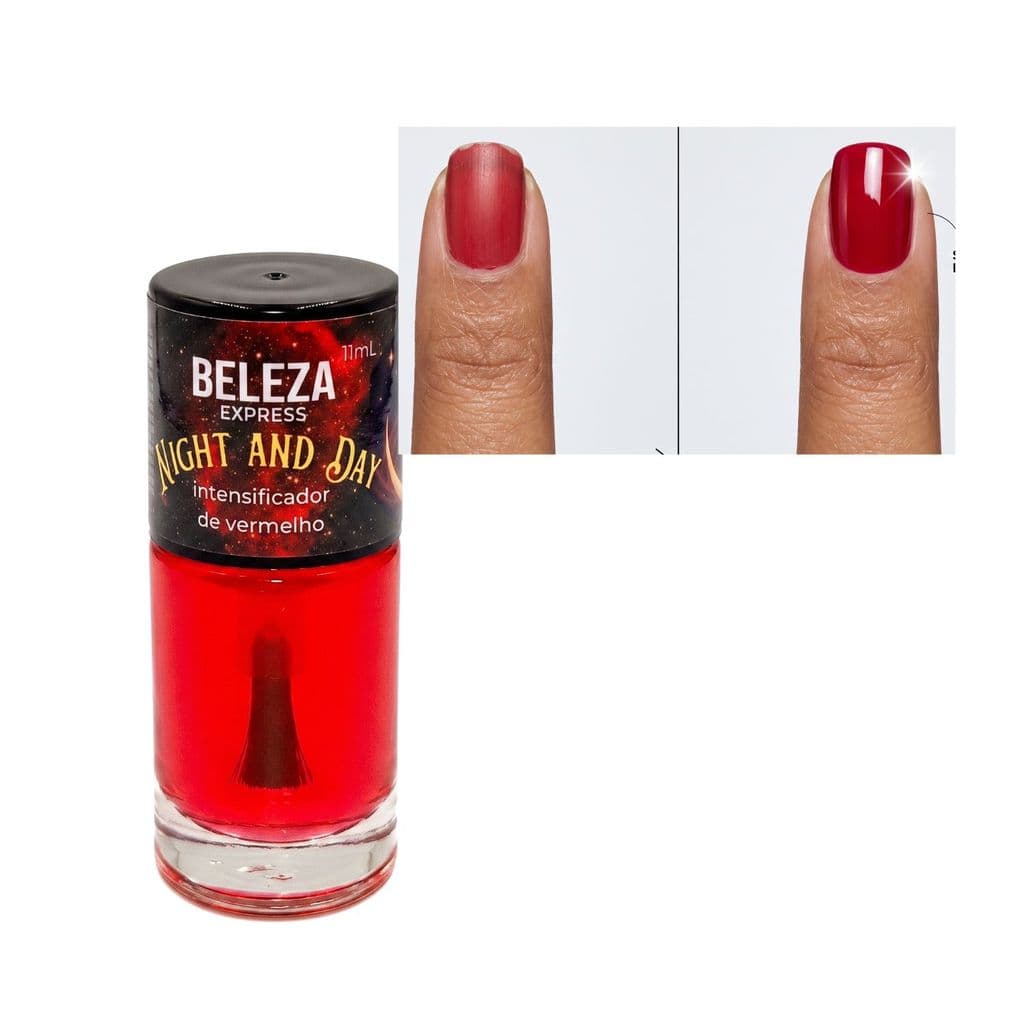 Nail Tint  Intensificador de Vermelho Beleza Express  11 mL