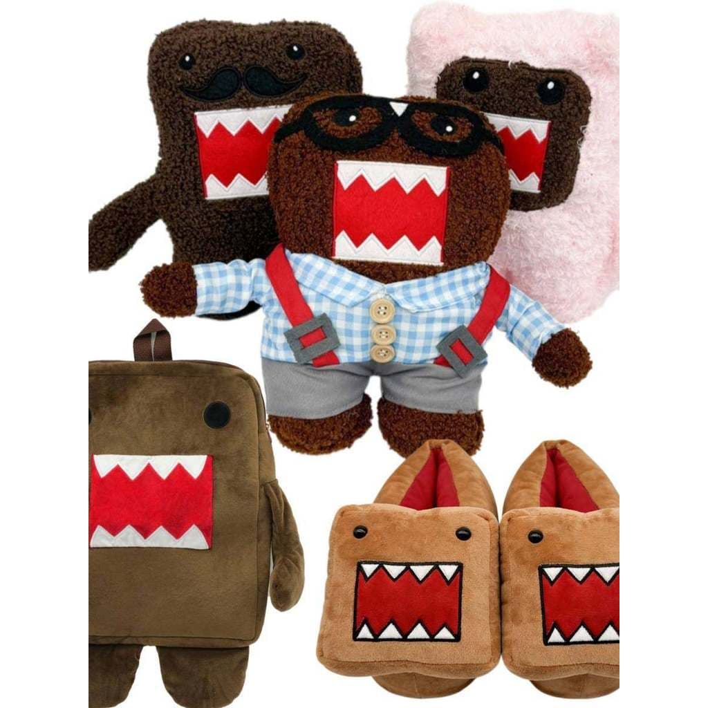 R RESTAART Anime Tama-kun Brinquedo de pelúcia rosa Tama-kun domo-kun Boneca de brinquedo de pelúcia