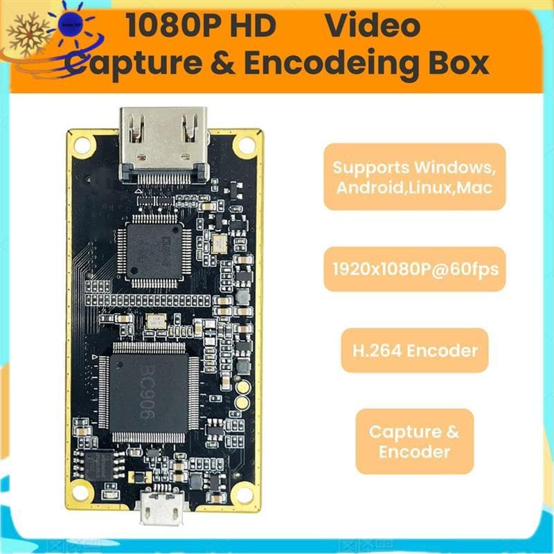 [Le's Shop] LCC260 H264 E MJPEG Codificador De Fluxo Duplo USB 2.0 Placa De Captura De Vídeo-Áudio Compatível