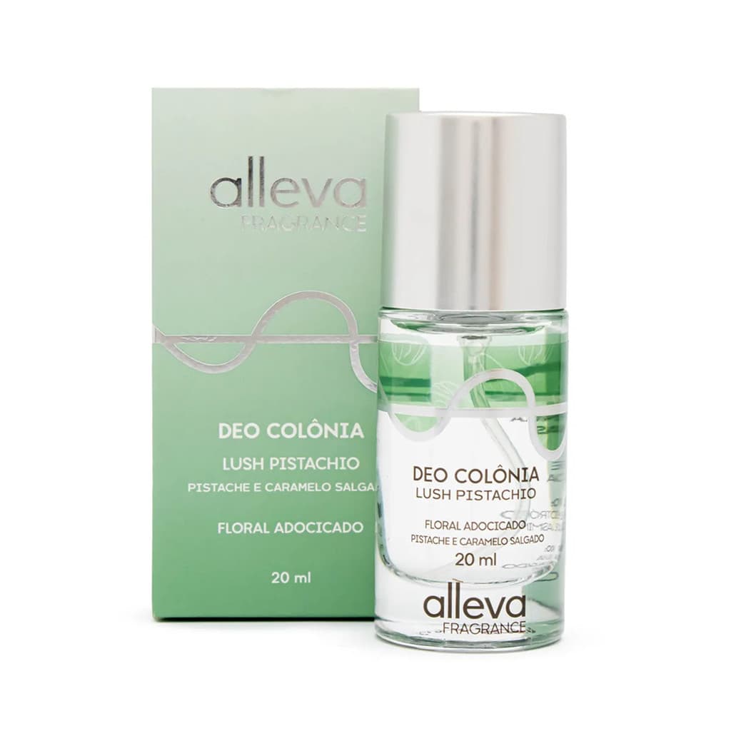 Deo Colônia Lush Pistachio 20ml Alleva