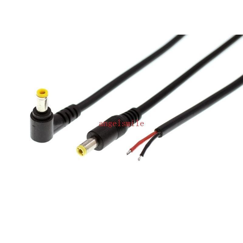 Melhor Plugue 5 5MM x 2 5MM Para Fio Desencapado Reparo Fonte Alimentação Extremidade Aberta