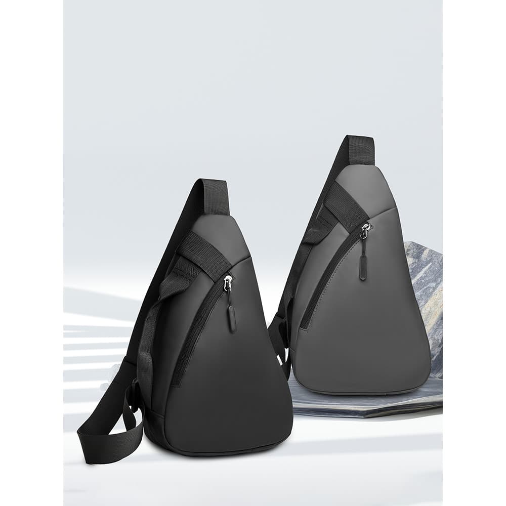 Bolsa de peito masculina de grande capacidade, repelente de água, bolsa mensageiro de negócios, bolsa masculina Casual d