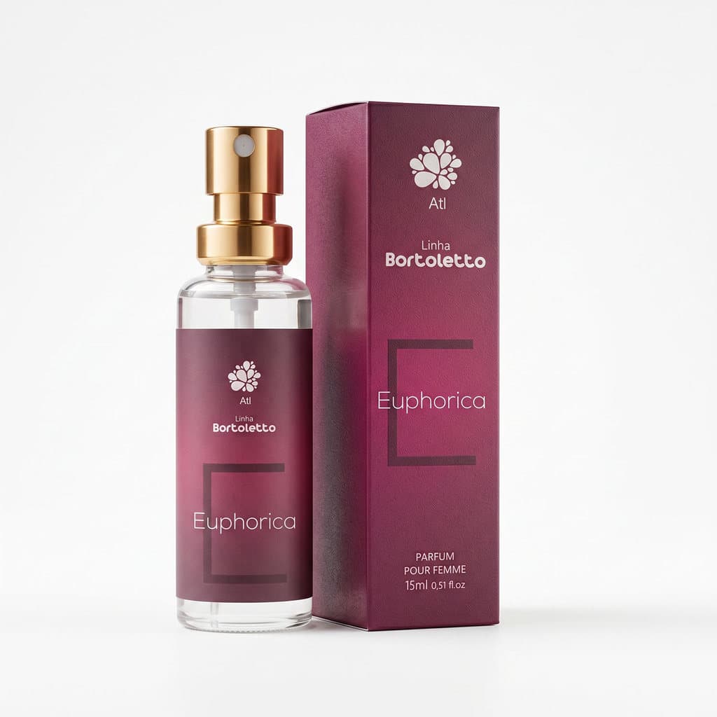 Perfume Feminino Euphorica 15ml Parfum Oriental Floral Marcante e Sedutor
