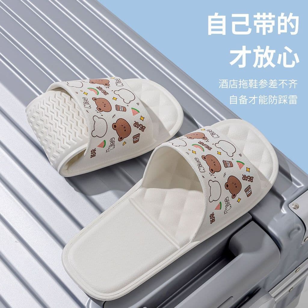 Chinelos de viagem dobráveis mulheres portátil transportar viagem de negócios Hotel férias casa antiderrapante eva casal