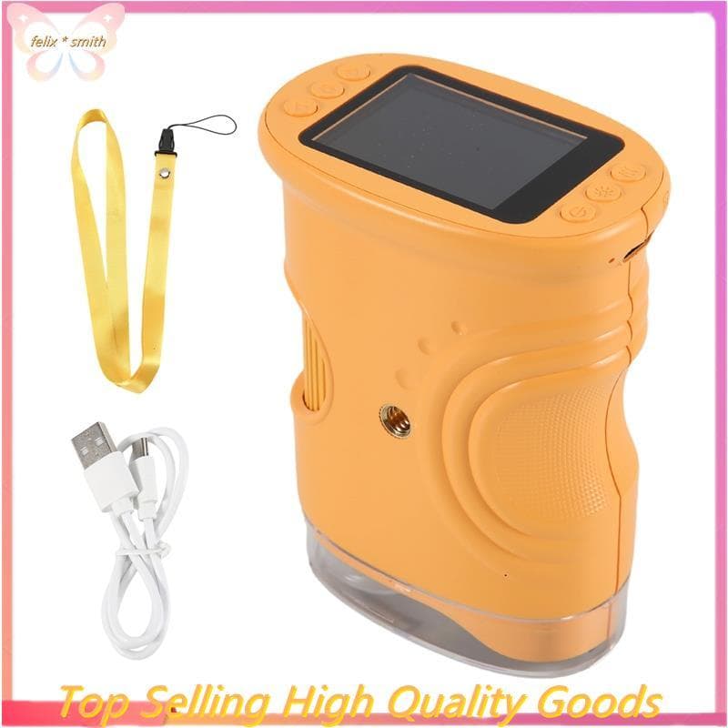 Microscópio Digital Portátil Educacional Para Crianças , 50-1000X Com Tela HD De 2 " , De Bolso , Presente De Aniversári