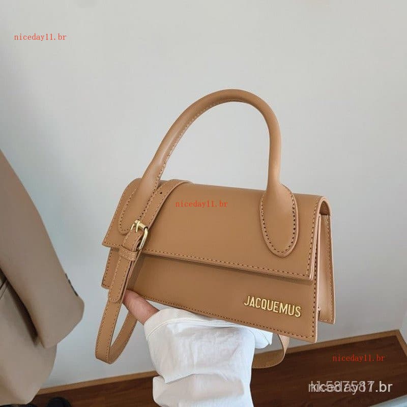 Bolsa quadrada feminina, bolsa de ombro vintage, bolsa hobo elegante, bolsa feminina Jacquemus 8YAE TUCB