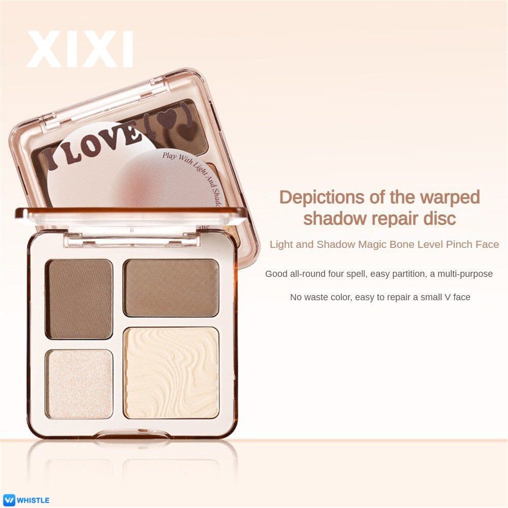 XIXI High Disc Fácil de Transportar Maquiagem de Beleza Disco de Correção de Iluminador Prático Seguro Matte Trim