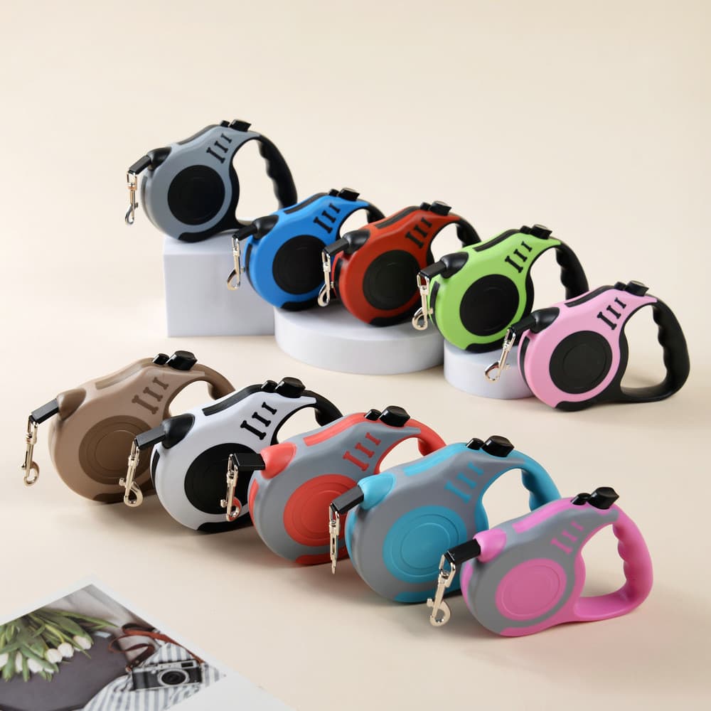Coleira para animais de estimação, coleira retrátil automática para cães, coleira para gatos, coleira para passeio de cã