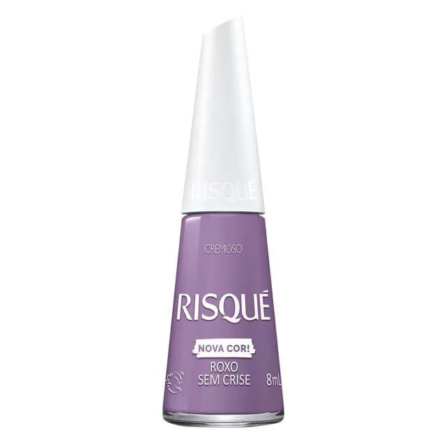 Esmalte Risque 8ml Roxo Sem Crise Cremoso