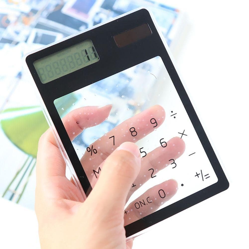 Calculadora De Tela De Toque Fofa Criativa Pequena Ultra Fina Mini Científica Eletrônica Para Crianças
