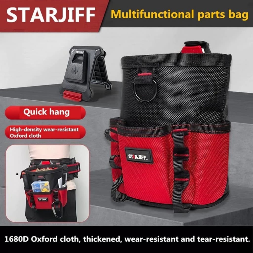 STARJIFF Bolsa De Cintura De Suspensão Rápida , Peças Multifuncionais , 1680D , Tecido Oxford , Resistente Ao Desgaste ,
